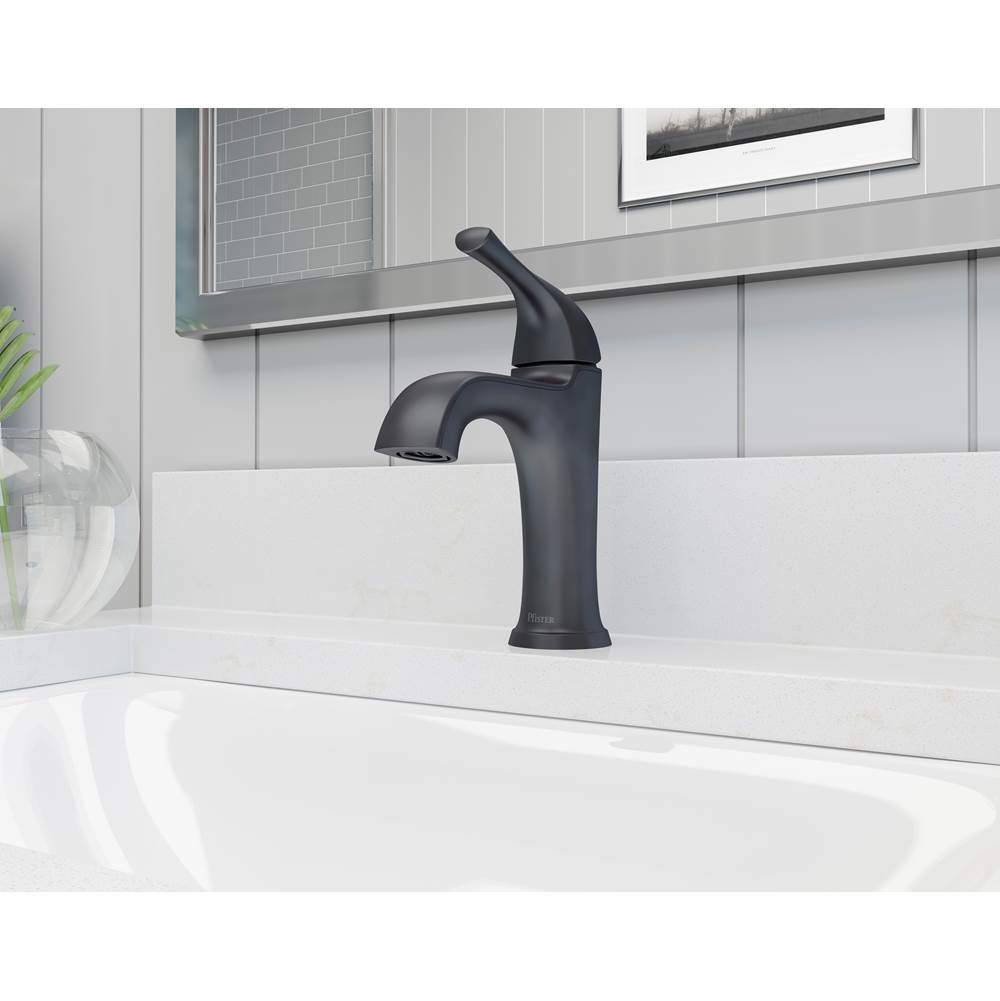McAllen Single-Control Bathroom Faucet in Matte Black