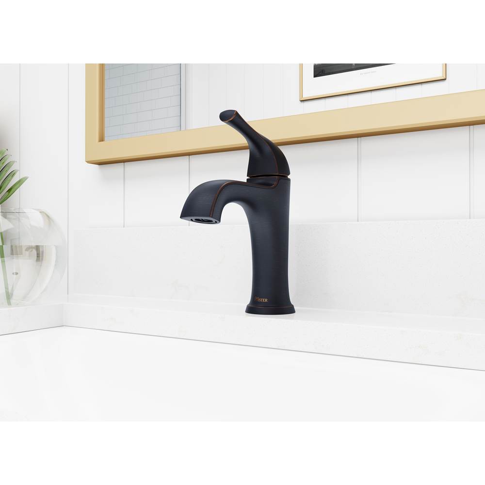 McAllen Single-Control Bathroom Faucet in Matte Black