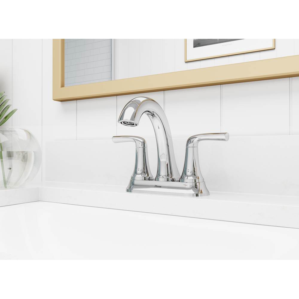 McAllen 2-Handle 4'' Centerset Bathroom Faucet in Matte Black