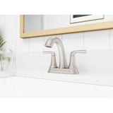 McAllen 2-Handle 4'' Centerset Bathroom Faucet in Matte Black