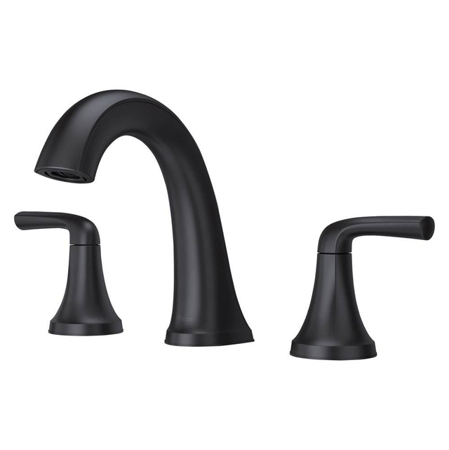 Pfister - McAllen 2-Handle 8'' Widespread Bathroom Faucet in  Matte Black - Matte Black