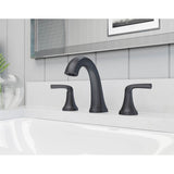 McAllen 2-Handle 8'' Widespread Bathroom Faucet in  Matte Black