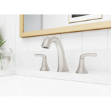 McAllen 2-Handle 8'' Widespread Bathroom Faucet in  Matte Black