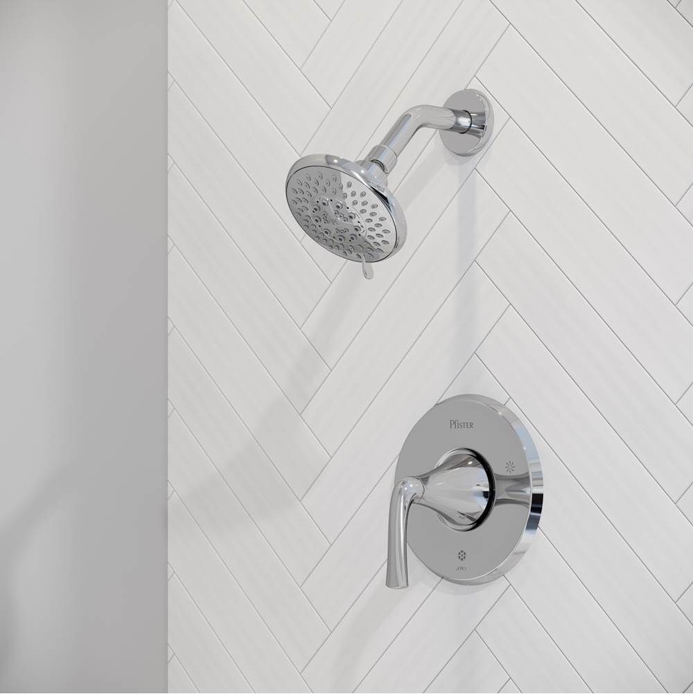 McAllen 1-Handle Shower Only Trim Kit in Matte Black