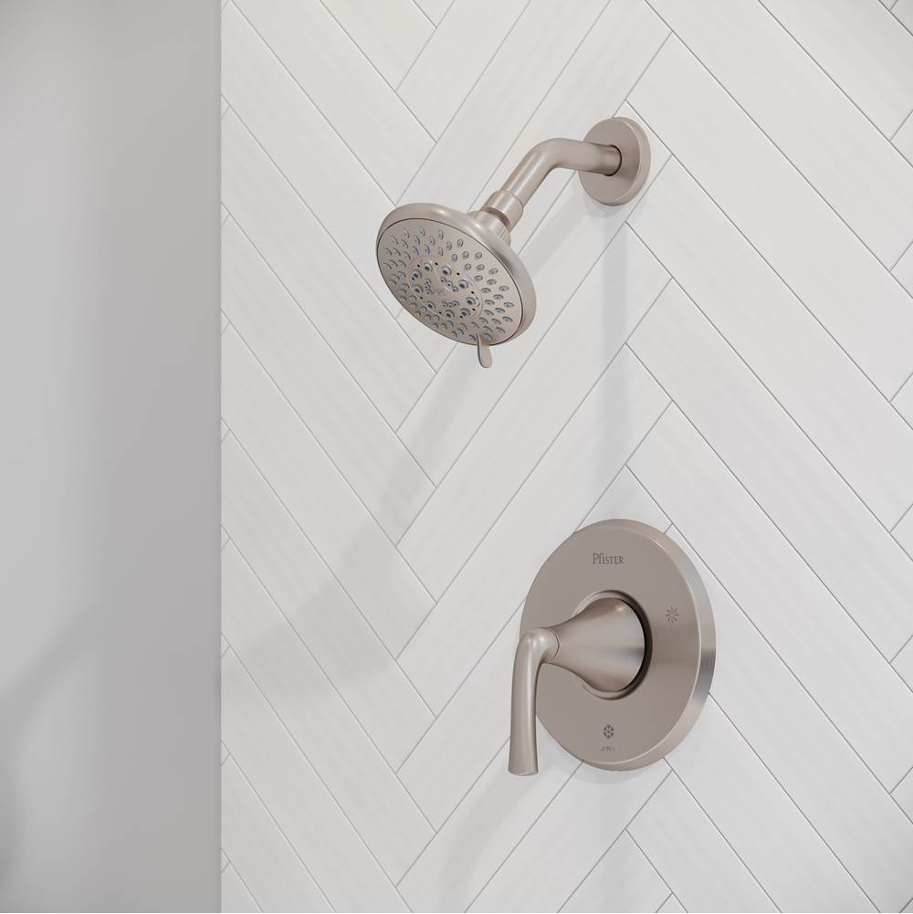 McAllen 1-Handle Shower Only Trim Kit in Matte Black