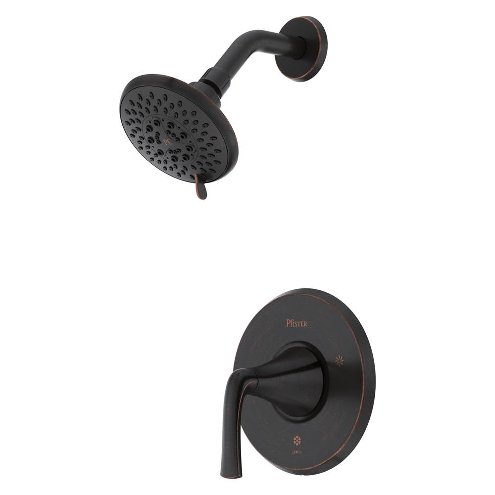 Pfister - McAllen 1-Handle Shower Only Trim Kit in Tuscan Bronze - Tuscan Bronze