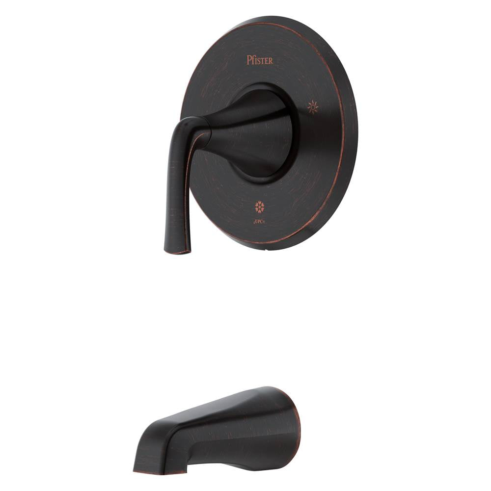 Pfister - McAllen 1-Handle Tub Only Trim Kit in Tuscan Bronze - Tuscan Bronze