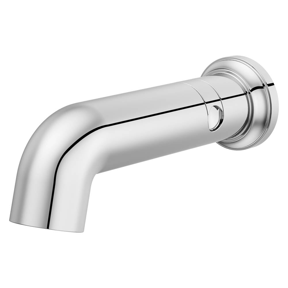 Pfister - Modern Round Tub Spout with Diverter in Polished Chrome - Polished Chrome