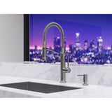 Modern Kitchen Soap Dispenser in Matte Black