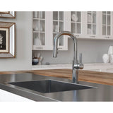 Montay 1-Handle Pull-Down Bar/Prep Faucet in Matte Black