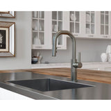 Montay 1-Handle Pull-Down Bar/Prep Faucet in Matte Black