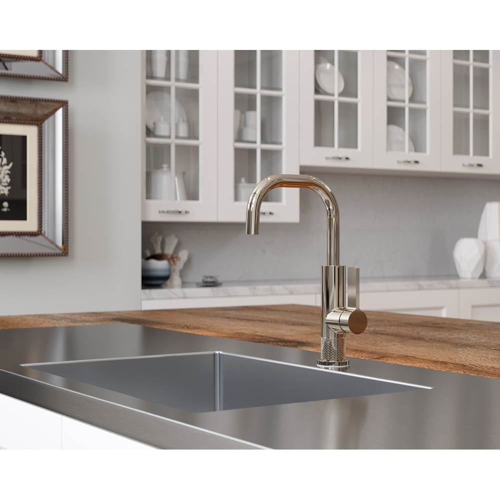 Montay 1-Handle Bar/Prep Kitchen Faucet in Matte Black