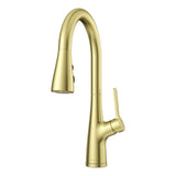 Pfister - Neera Pull-Down Kitchen Faucet in Brushed Gold - Brushed Gold