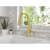 Neera Pull-Down Kitchen Faucet in Matte Black