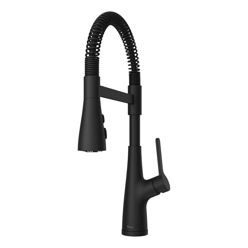 Pfister - Neera Culinary Faucet in Matte Black - Matte Black