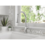 Neera Pull-Down Kitchen Faucet in Matte Black