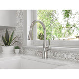 Neera Pull-Down Kitchen Faucet in Matte Black