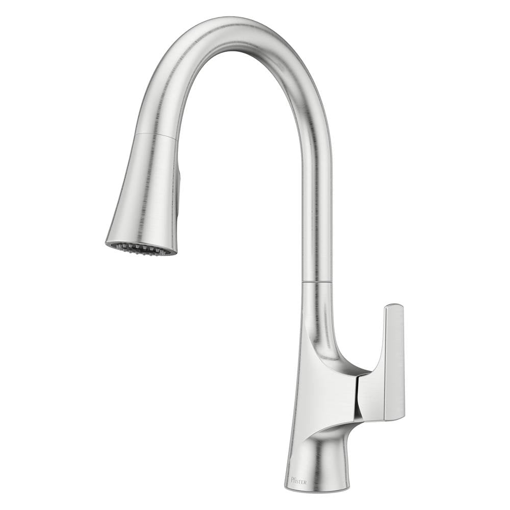 Pfister - Norden 1-Handle Pull-Down Kitchen Faucet in Stainless Steel - Stainless Steel