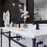 Park Avenue Single Control 4'' Centerset Bathroom Faucet in Brushed Gold