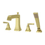 Pfister - Park Avenue Roman Tub Faucet w/ Handshower in Brushed Gold - Brushed Gold