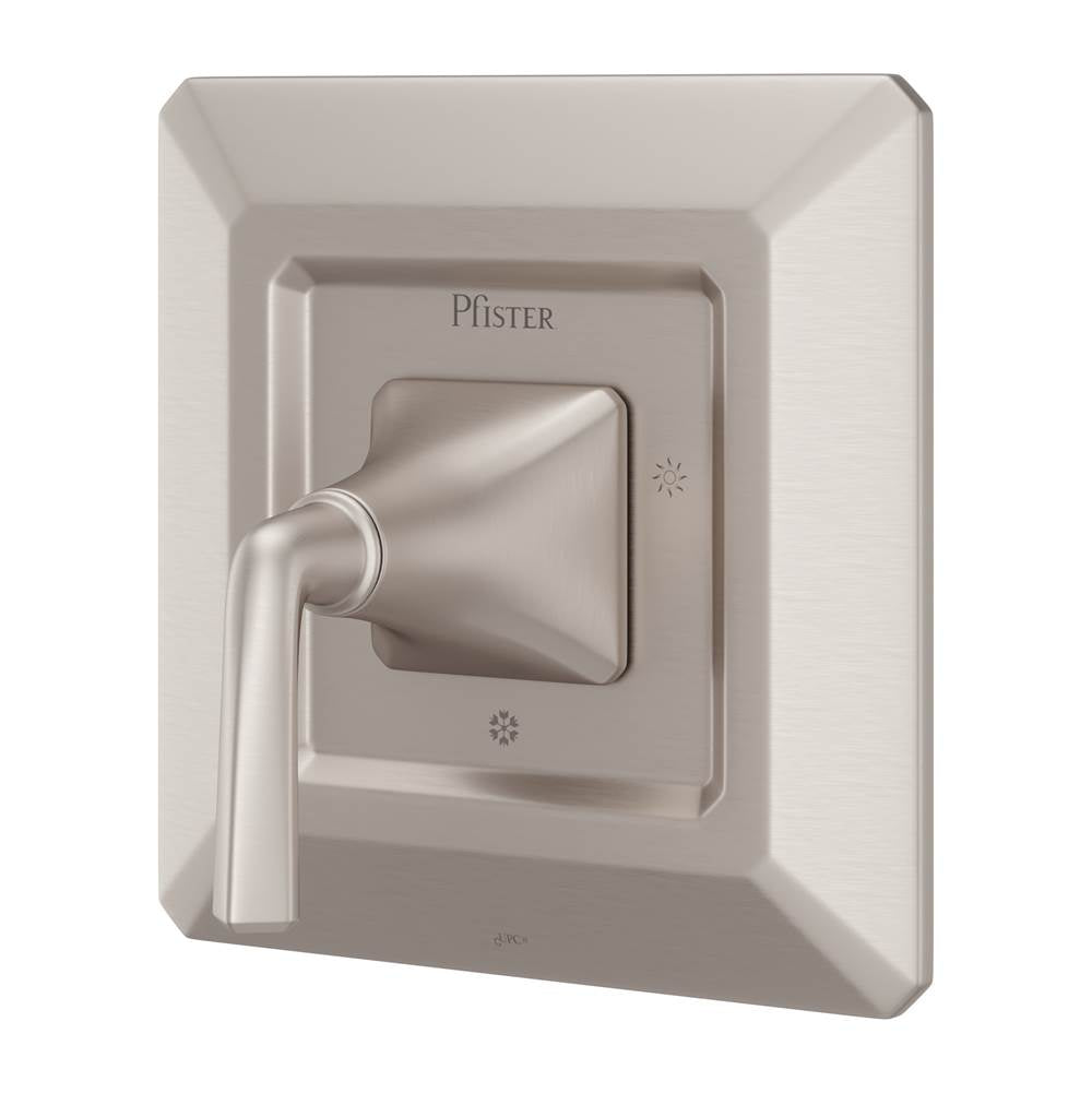 Pfister - Park Avenue 1-Handle Tub & Shower Valve Only Trim in Brushed Nickel - Brushed Nickel