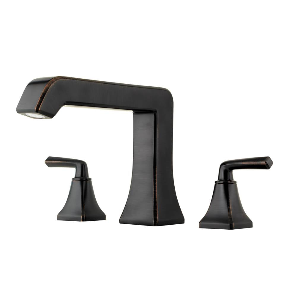 Pfister - Park Avenue 2-Handle Complete Roman Tub Trim in Tuscan Bronze - Tuscan Bronze