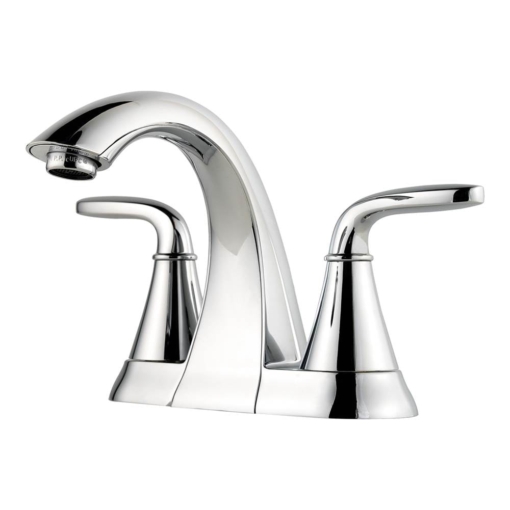 Pfister - Pasadena 2-Handle 4'' Centerset Bathroom Faucet in Polished Chrome - Polished Chrome