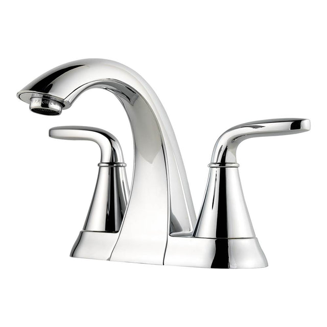Pfister - Pasadena 2-Handle 4'' Centerset Bathroom Faucet in Polished Chrome - Polished Chrome