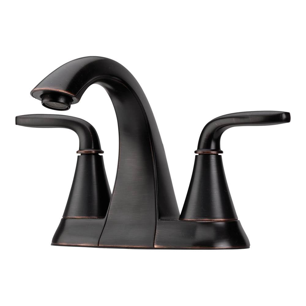 Pfister - Pasadena 2-Handle 4'' Centerset Bathroom Faucet in Tuscan Bronze - Tuscan Bronze