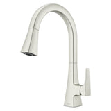 Pfister - Pfirst Modern 1-Handle Pull-Down Kitchen Faucet in Stainless Steel - Stainless Steel