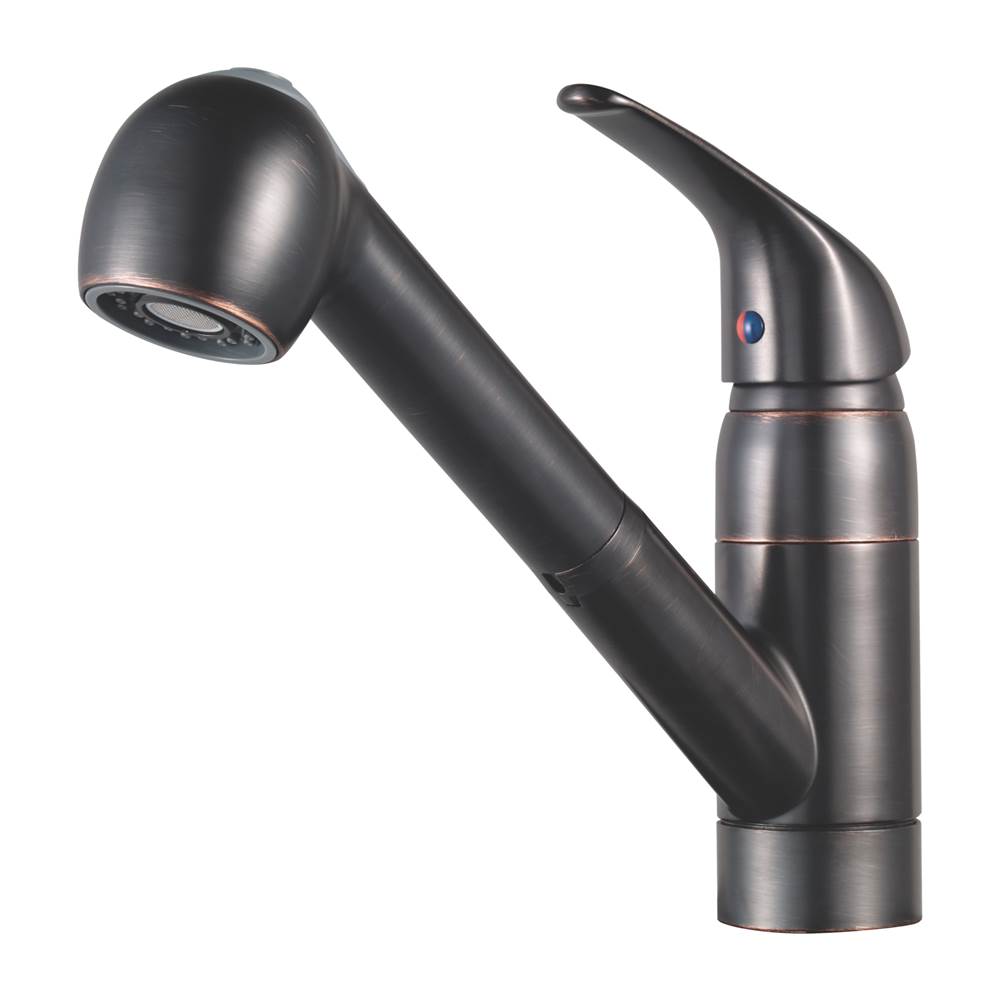 Pfister - Pfirst Series 1-Handle Pull-Out Kitchen Faucet in Tuscan Bronze - Tuscan Bronze