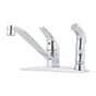 Pfister - Pfirst Series 1-Handle Kitchen Faucet with Side Spray in Polished Chrome - Polished Chrome