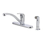 Pfister - Pfirst Series 1-Handle Kitchen Faucet with Side Spray in Polished Chrome - Polished Chrome