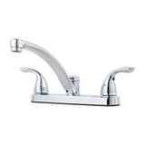 Pfister - Pfirst Series 2-Handle Kitchen Faucet in Polished Chrome - Polished Chrome