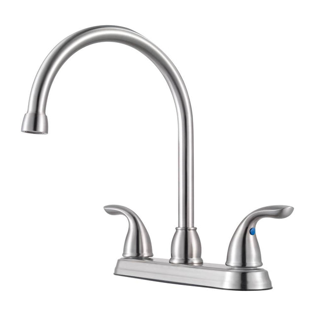 Pfister - Pfirst Series 2-Handle Kitchen Faucet in Stainless Steel - Stainless Steel