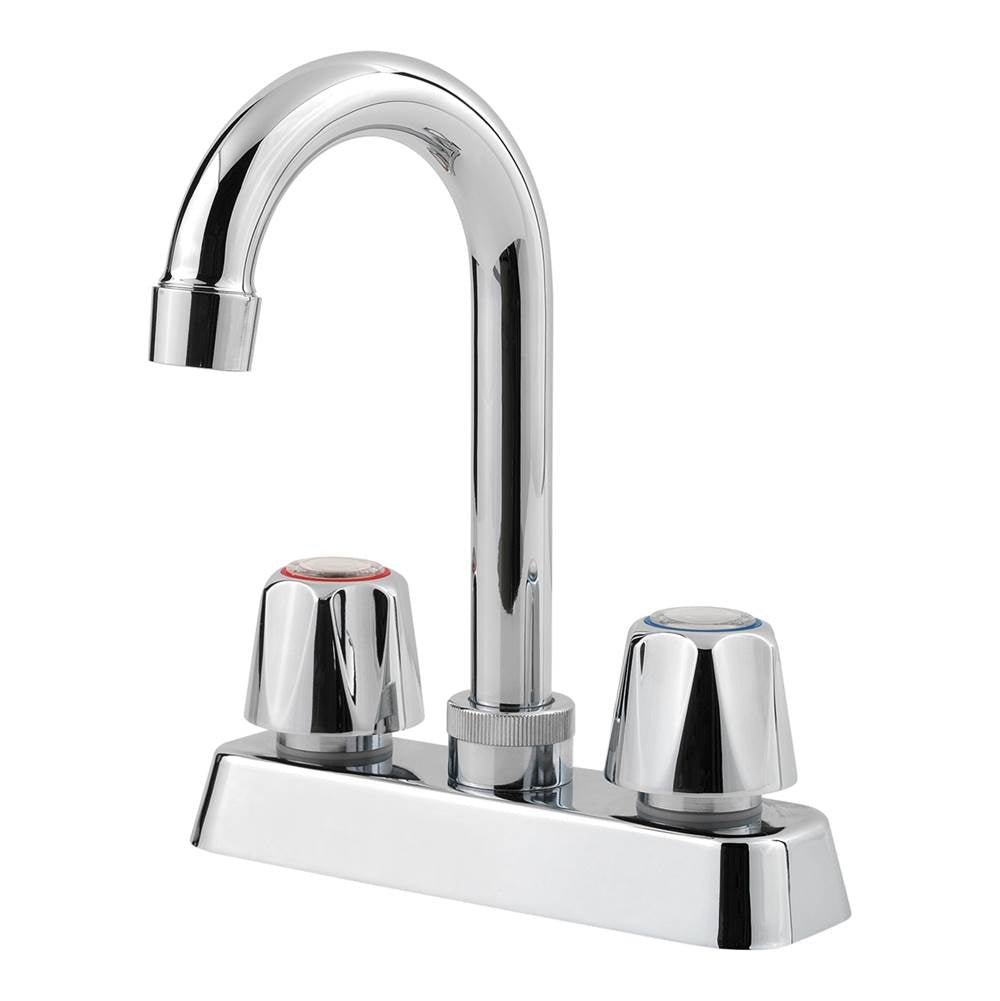 Pfister - Pfirst Series 2-Handle Bar/Prep Kitchen Faucet in Polished Chrome - Polished Chrome