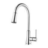 Pfister - Pfirst Series 1-Handle Pull-Down Kitchen Faucet in Polished Chrome - Polished Chrome