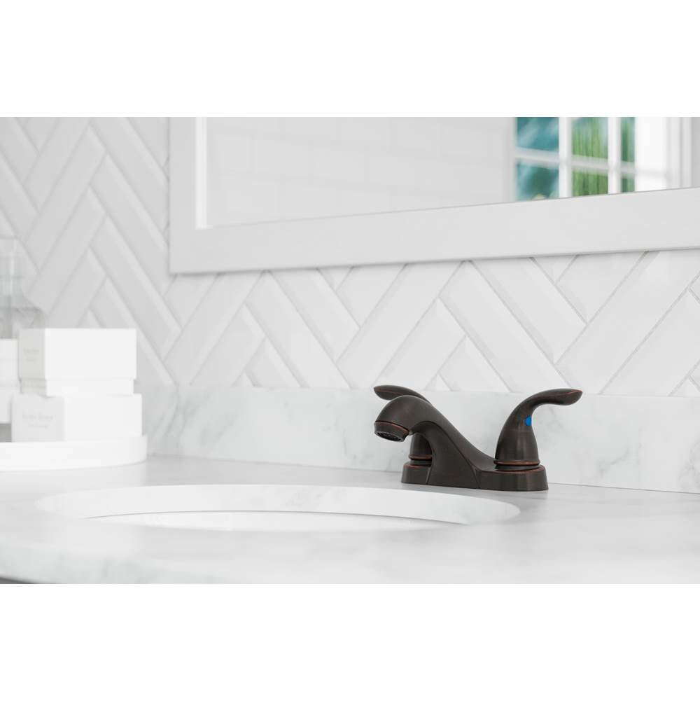 Pfirst Series 2-Handle 4'' Centerset Bathroom Faucet in Brushed Nickel
