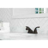 Pfirst Series 2-Handle 4'' Centerset Bathroom Faucet in Brushed Nickel