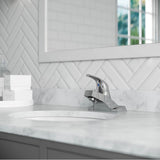 Pfirst Series Single Control 4'' Centerset Bathroom Faucet in Polished Chrome