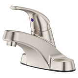 Pfister - Pfirst Series Single Control 4'' Centerset Bathroom Faucet in Brushed Nickel - Brushed Nickel