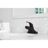 Pfirst Series Single Control 4'' Centerset Bathroom Faucet in Brushed Nickel