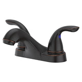 Pfister - Pfirst Series 2-Handle 4'' Centerset Bathroom Faucet in Tuscan Bronze - Tuscan Bronze