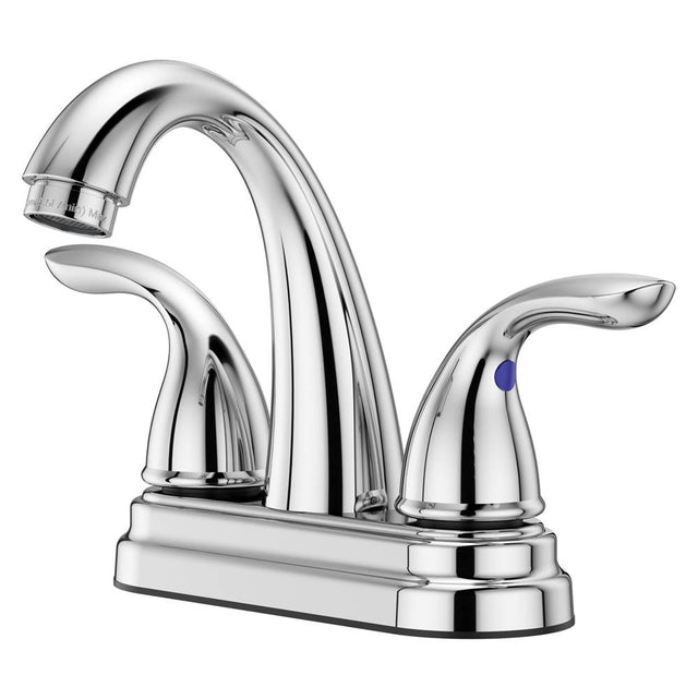 Pfister - Pfirst Series 2-Handle 4'' Centerset Bathroom Faucet in Polished Chrome - Polished Chrome