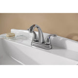 Pfirst Series 2-Handle 4'' Centerset Bathroom Faucet in Polished Chrome