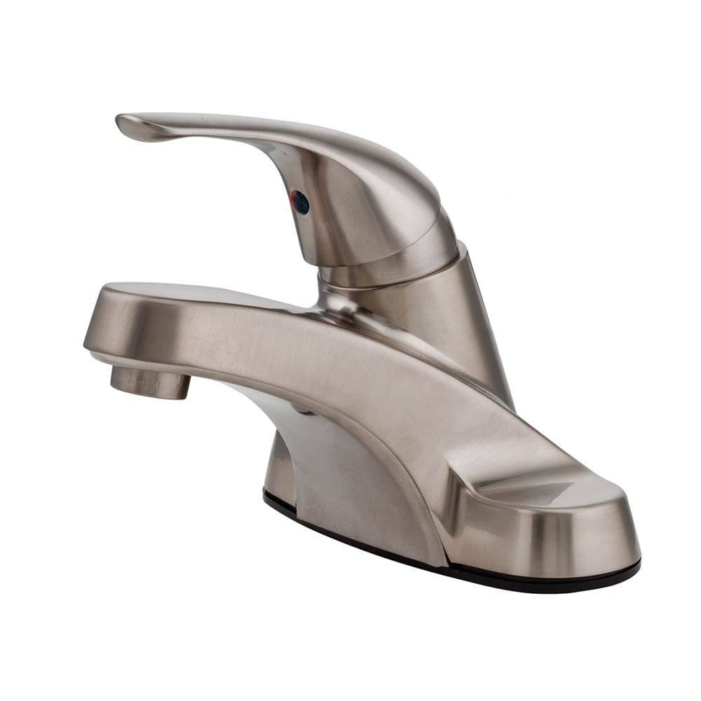 Pfister - Pfirst Series Single Control Centerset Bathroom Faucet in Brushed Nickel - Brushed Nickel