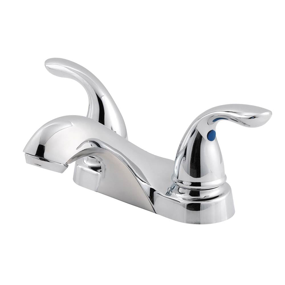 Pfister - Pfirst Series 2-Handle 4'' Centerset Bathroom Faucet in Polished Chrome - Polished Chrome