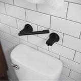 Pfiirst Modern Toilet Paper Holder in Matte Black