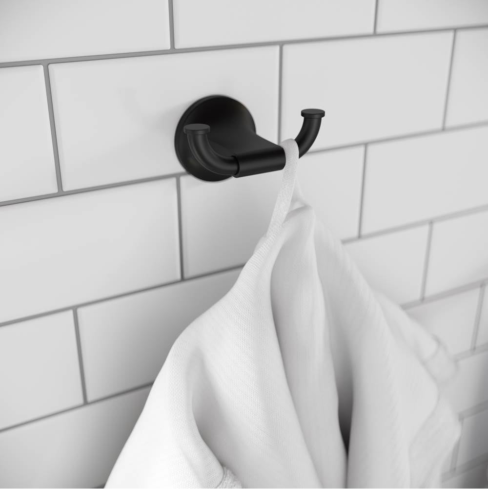 Pfirst Modern Robe Hook in Matte Black