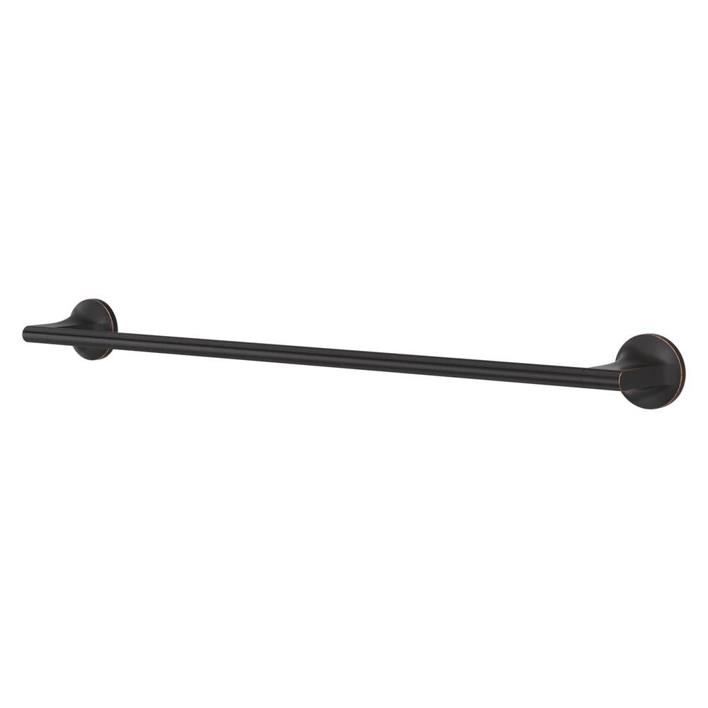 Pfister - Pfirst Modern 24'' Towel Bar in Tuscan Bronze - Tuscan Bronze
